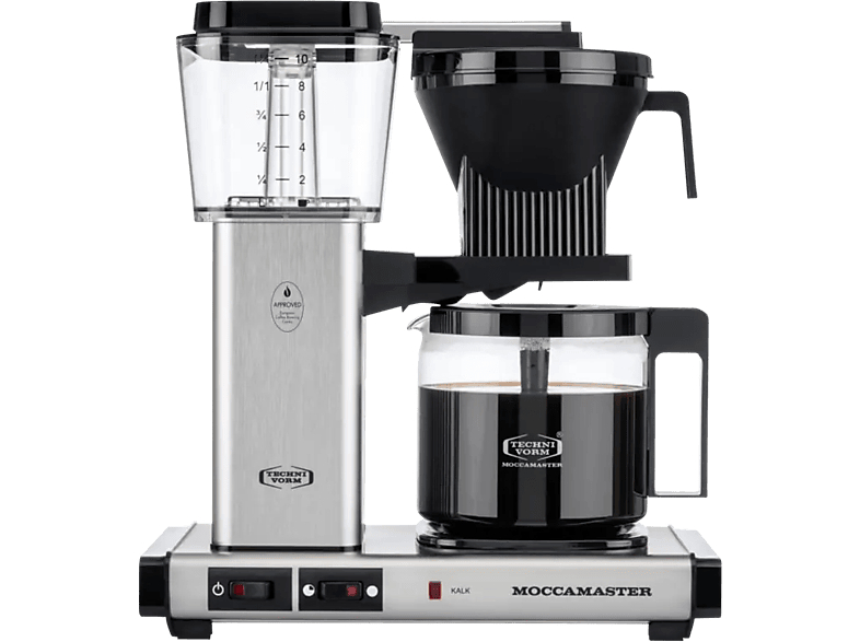 Moccamaster Moc53778 Automatic S kaffebryggare - Matt silver