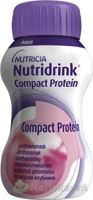 NUTRIDRINK Compact protein s jahodovou príchuťou 24 x125 ml
