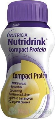 Nutridrink Compact protein s banánovou príchuťou 24 x 125 ml