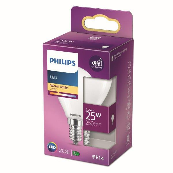 Philips Light LED Kronljus E14, 250 lm