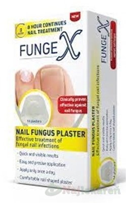 FungeX náplast na nehtovou mykózu 14 ks