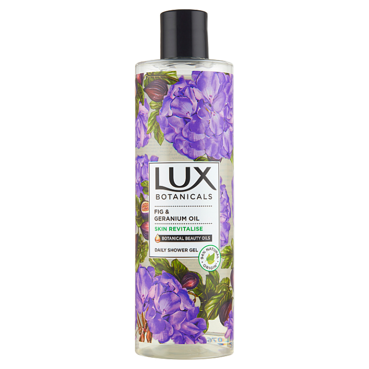 Lux Botanicals Fig & Geranium Oil sprchový gel 500ml