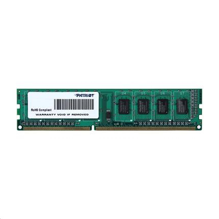 4GB DDR3-1333MHz PATRIOT CL9 DR pre upgrady PSD34G13332