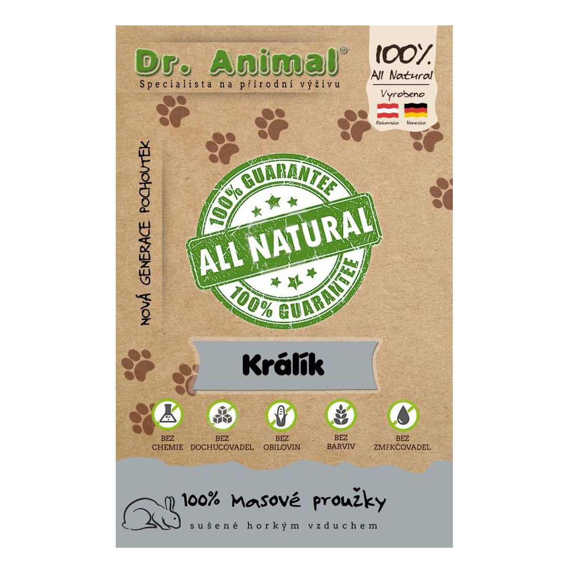 Dr.Animal 100% nyúlcsíkok 80 g