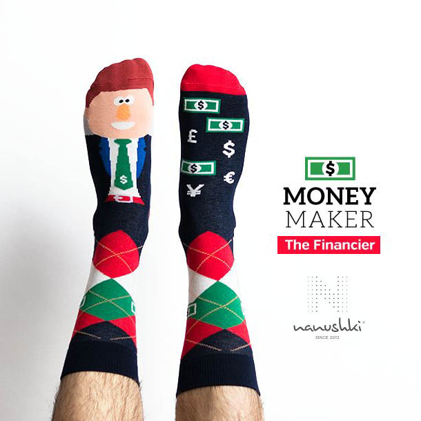 Veselé Ponožky Nanushki Money Maker - Podnikateľ