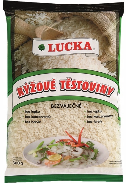 Lucka ryžové cestoviny hviezdičky do polievky 300g
