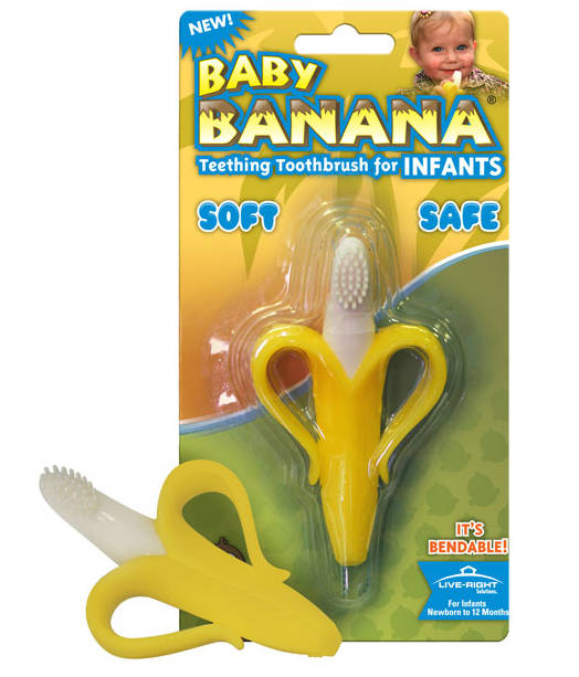 Baby Banana Prvá kefka - Banán