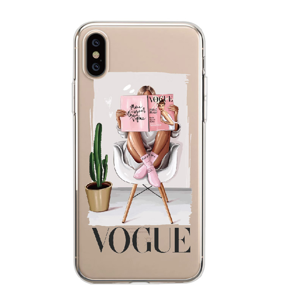 Obaly Kryt na mobil iPhone - Vogue pre mobil Apple: iPhone X/XS