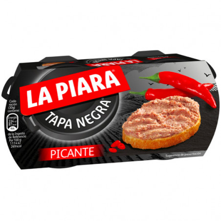 Pate Picant de Porc La Piara, 2 x 73 g...