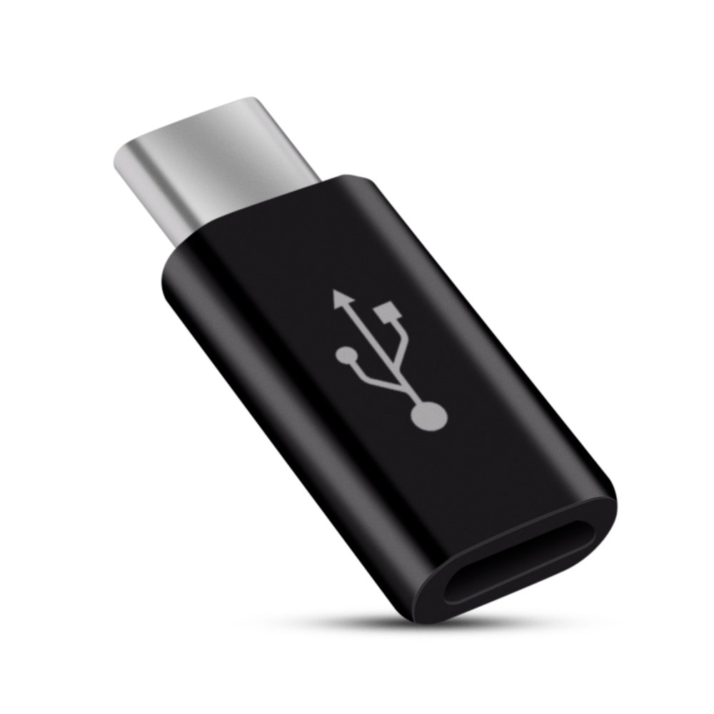 Redukce z Micro USB na USB-C černá