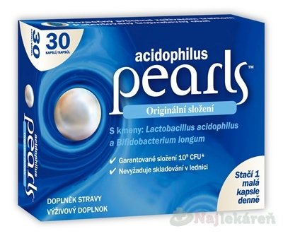 Acidophilus-perler 30 kapsler