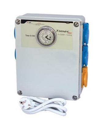 GSE Timer Box II 4x600W + topení 2000W, 230V