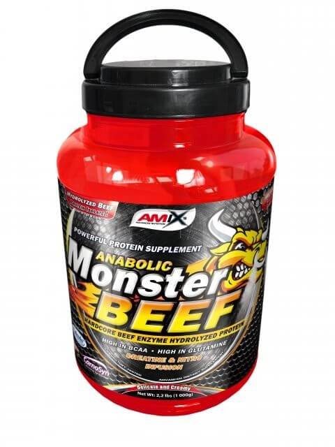 Amix Anabolic Monster Beef 1000 g Jahoda/banán