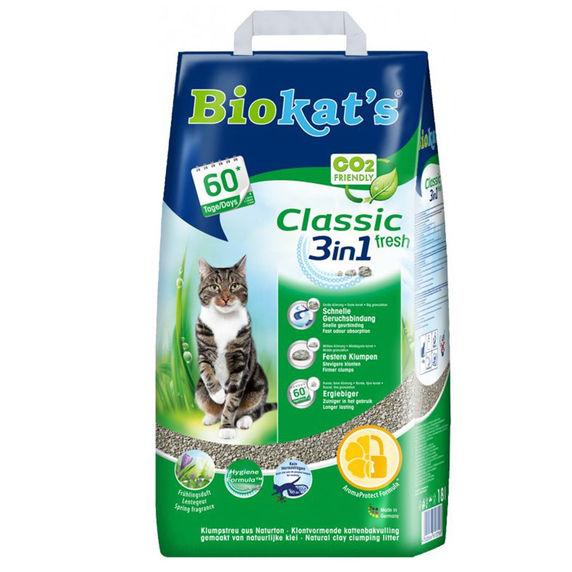 Biokat’s Classic 3 in 1 nisip proaspăt 18 l