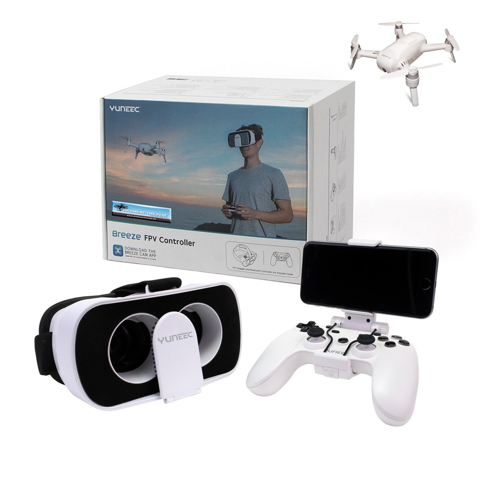 Yuneec Breeze controller + FPV goggles for image transmission