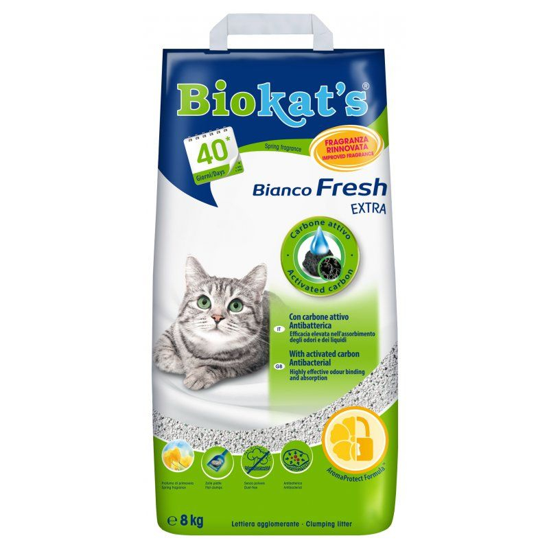 Așternut Biokat's Bianco Fresh EXTRA 8 kg