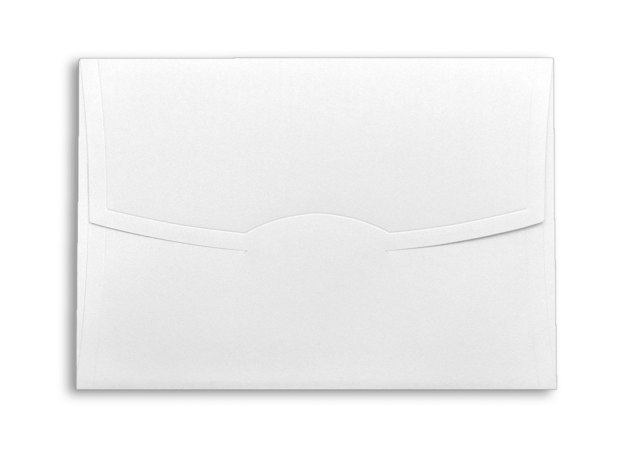 Luxe witte envelop 15 x 21 cm