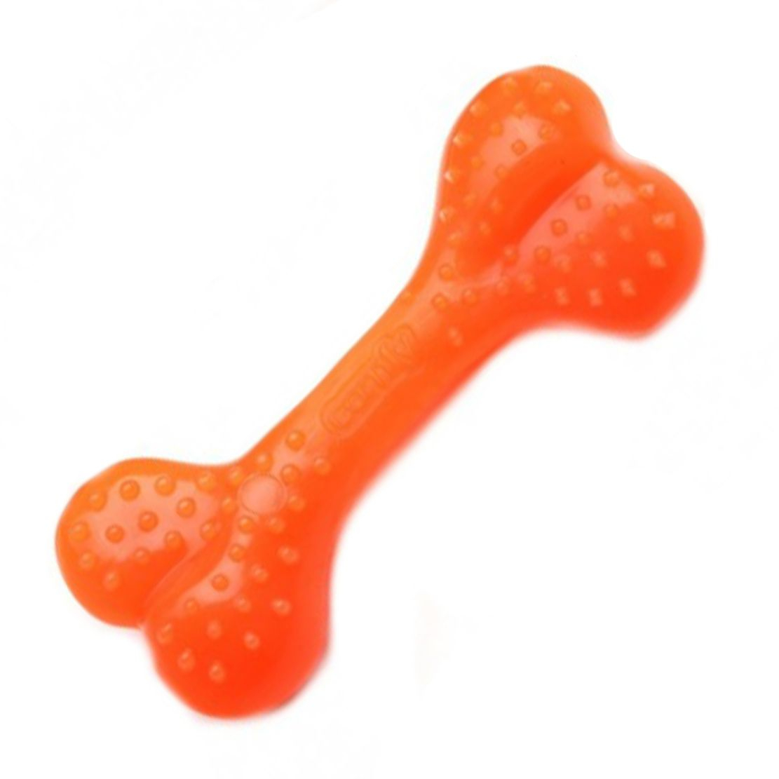 Kutyajáték fogápolási csont narancs 16,5 cm mentolos