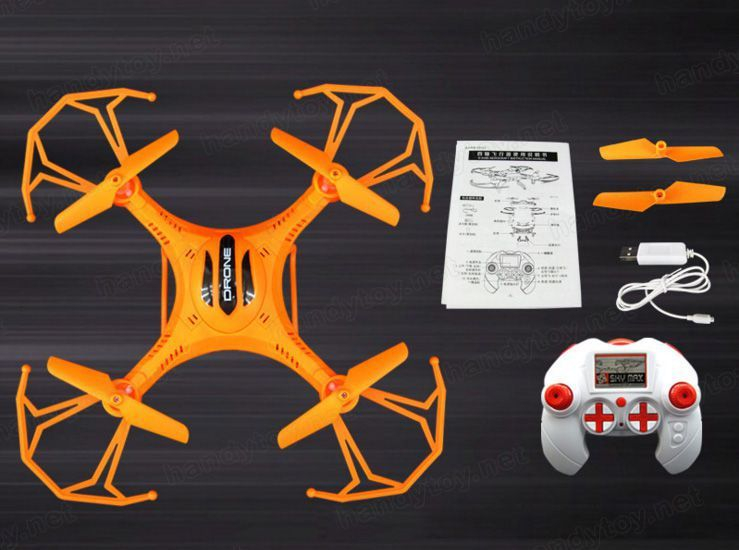 RCskladem HONOR x13 - 22cm - střední dron na dálkové ovládání 20736252O oranžový
