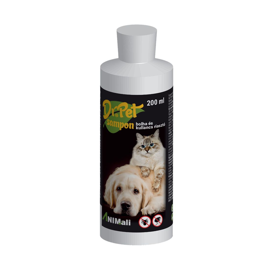 Dr.Pet șampon antiparazitar pentru câini și pisici 200 ml
