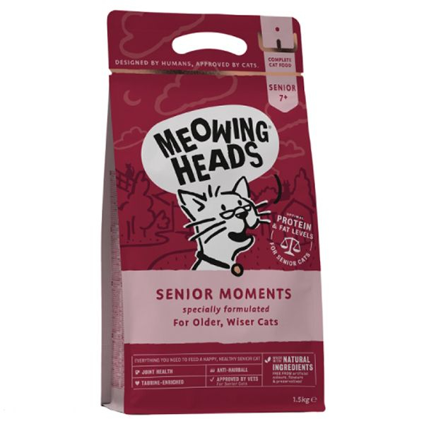 Meowing Heads Senior Moments 1,5 kg
