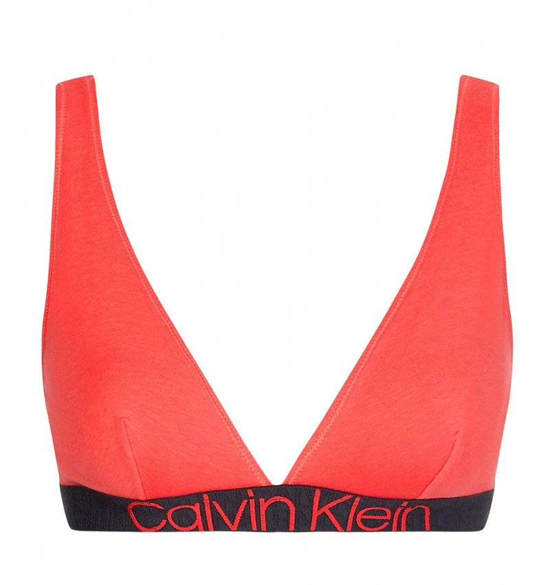 Dámska podprsenka Calvin Klein Unlined Triangle červená