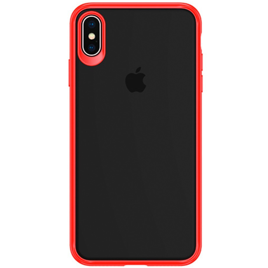USAMS Mant Zadný Kryt Red pro iPhone XS Max