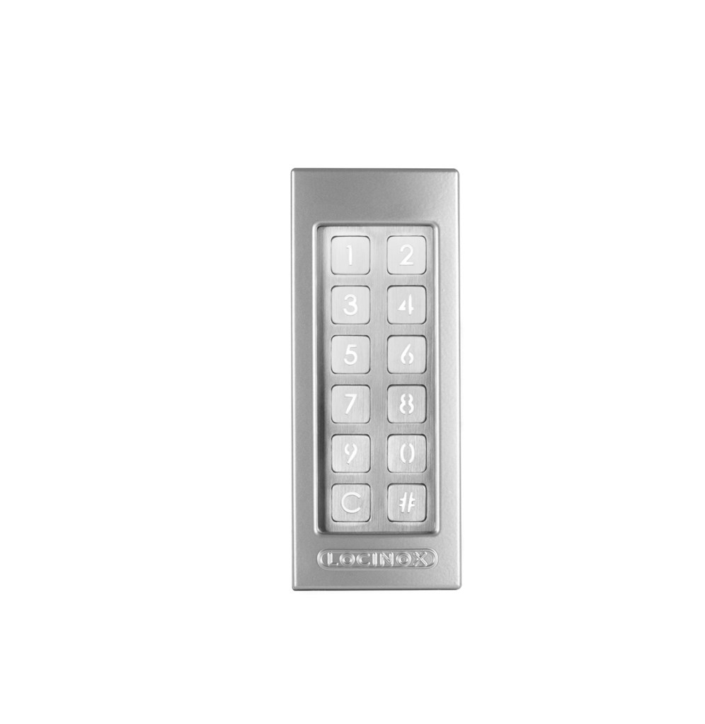Kódovací klávesnice SLIMSTONE - stříbrná | 1 relé