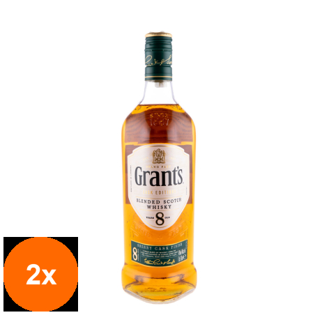Set 2 x Whisky Grant's Sherry Cask, 8 Ani, 40%, 0.7 l...