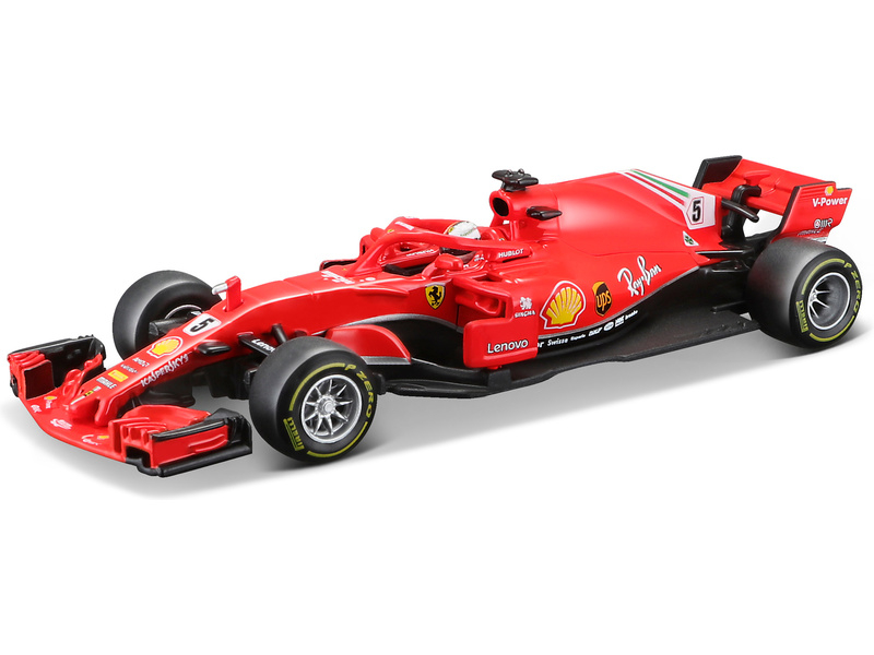 Fém modellformula Bburago Ferrari SF71H 1:43 #5 Vettel