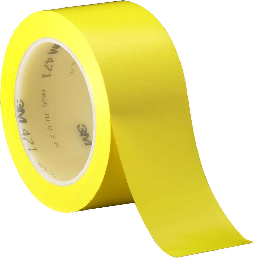 3M 471 PVC lepicí páska, 100 mm x 33 m, žlutá