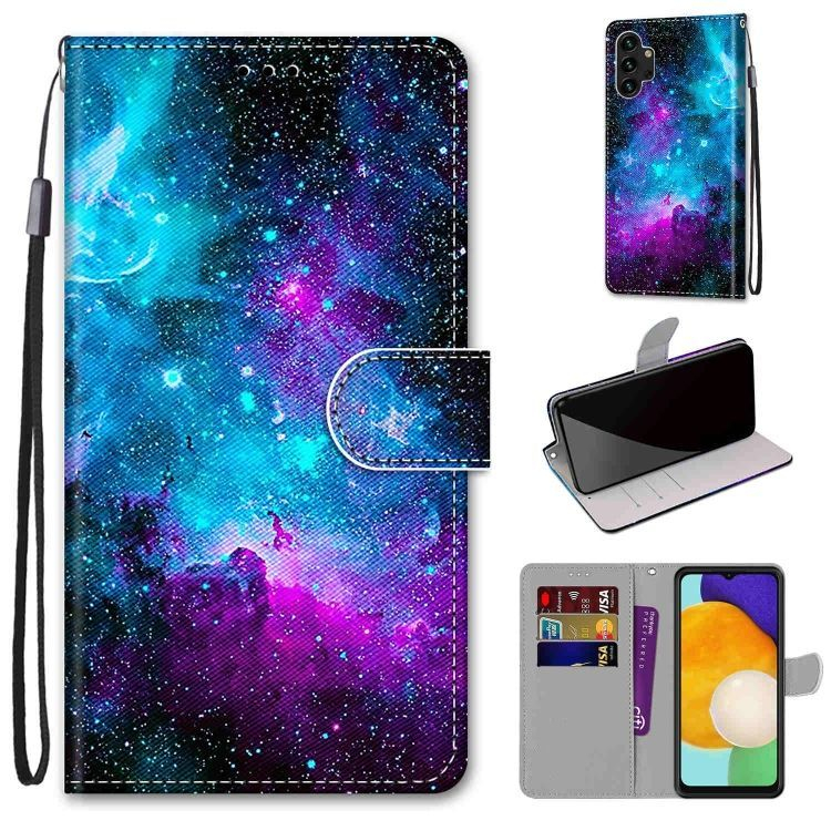 Knižkové puzdro Trendy Cross case Hviezdna obloha – Samsung Galaxy A13 (4G)