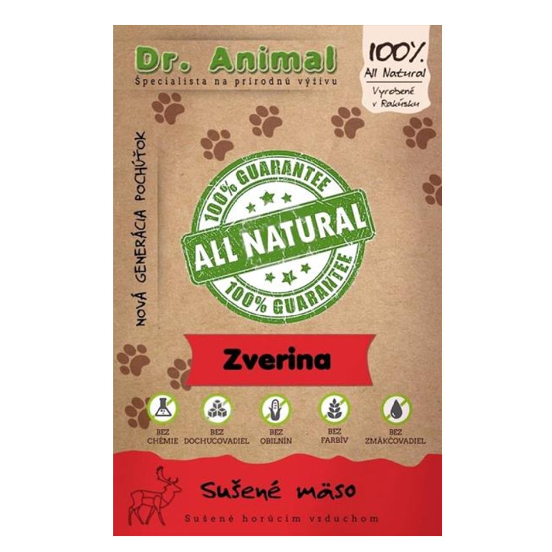 Dr.Animal 100% szárított vadhús 80 g