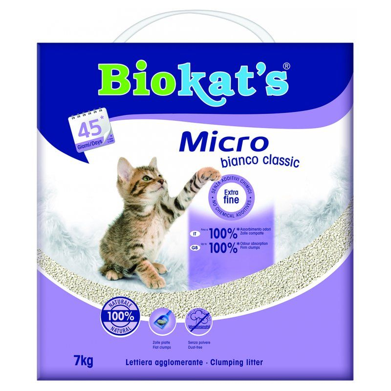 Biokat's Micro Bianco Classic așternut clasic 7 kg