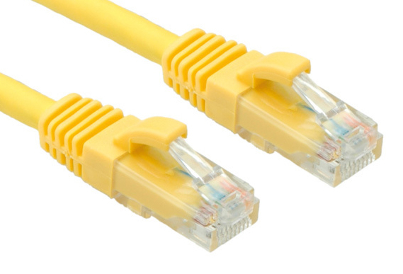 OXnet patch kábel Cat5E, UTP - 0,25m, žltý