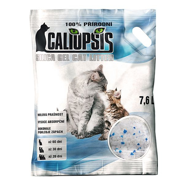 Aşternut pentru pisici CALIOPSIS SILICA - 7,6l