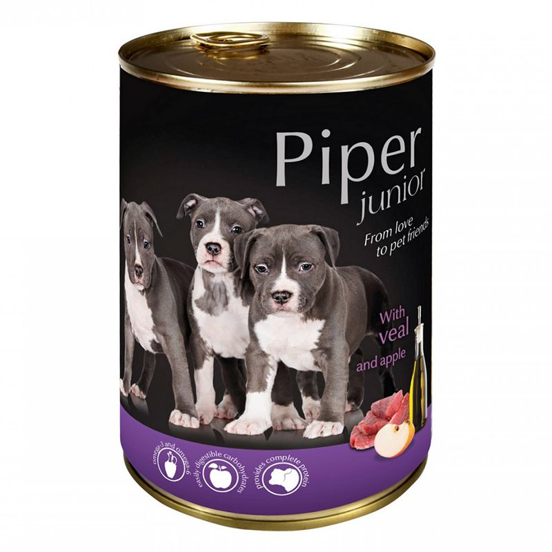 Can Piper Junior veal meat and apple konzerv 400 g