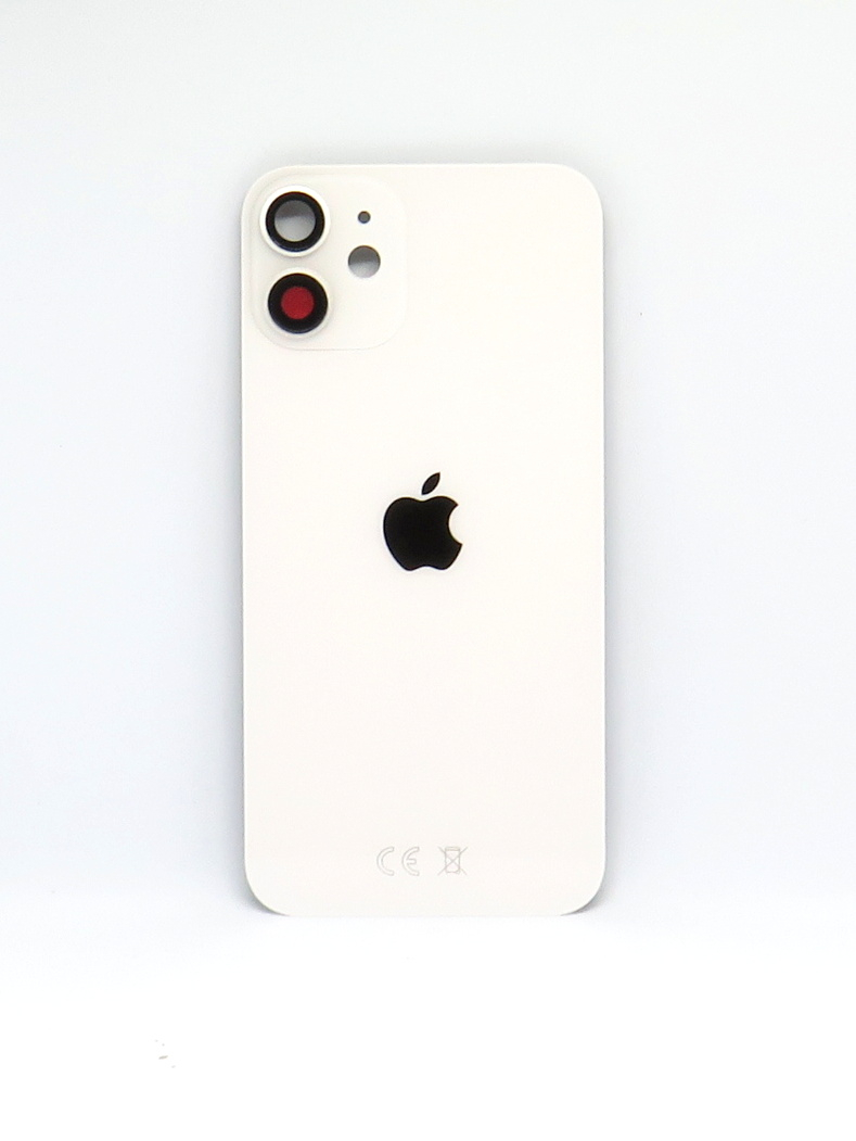 Iphone 12 mini zadní sklo + Sklíčko kamery - White