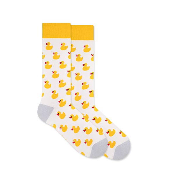 Veselé Ponožky Nanushki I Don't Give a Duck - Kačičky žlté