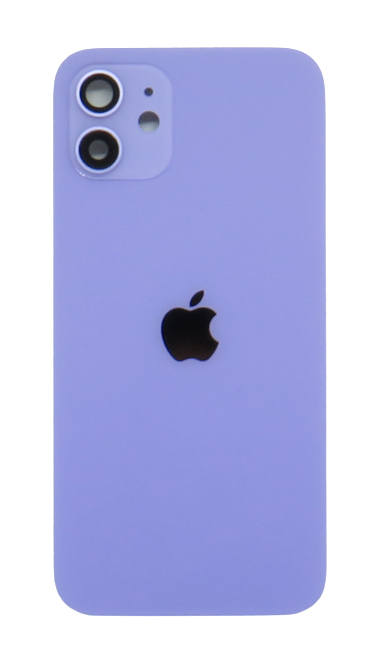 Apple Sticlă spate Iphone 12 + sticlă cameră foto - Purple