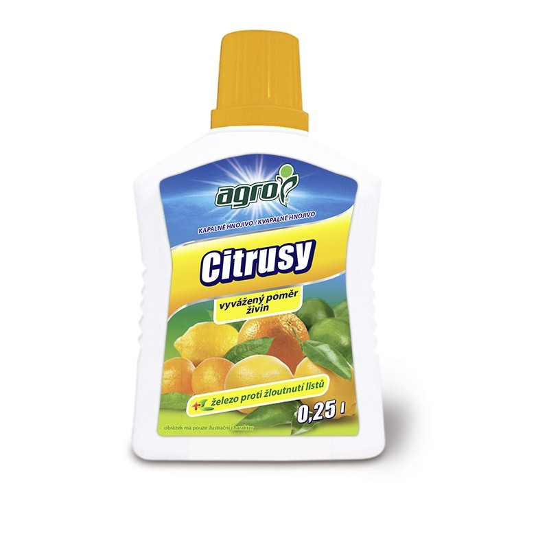 AGRO Tekuté hnojivo pre citrusy 0,25 l