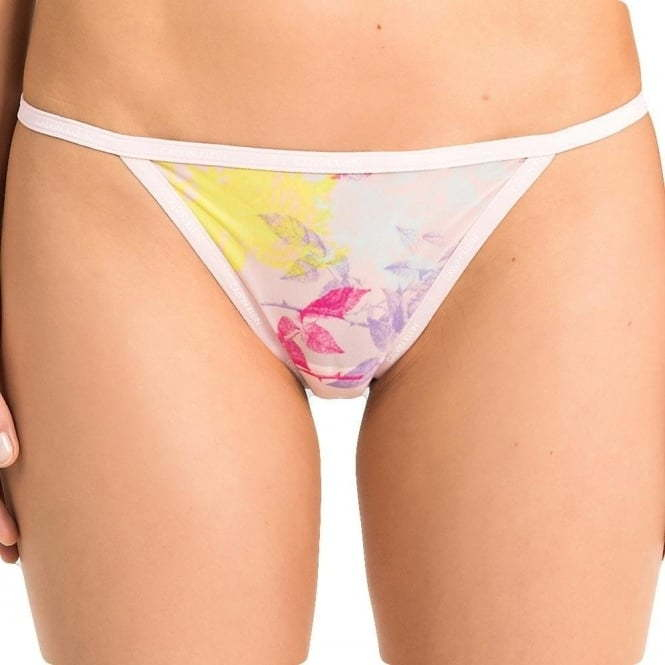 Dámske nohavičky Calvin Klein Transparent Floral Bikini